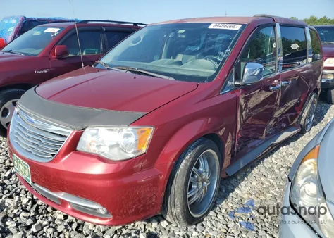 2013 Chrysler Town & Country Touring L из США, поврежденный, VIN 2C4RC1CG7DR692668